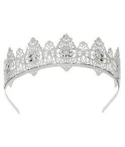 Diadem med røde sten