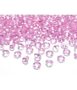 Diamant konfetti, lyserød