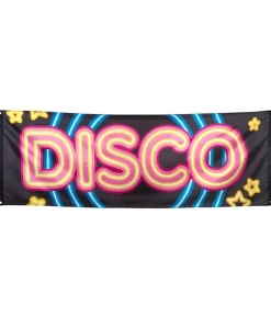 Disco Fever flagbanner 74x220 cm