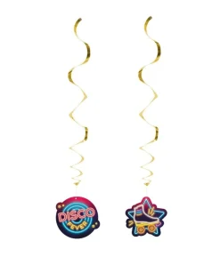 Disco Fever spiraler, 2 stk