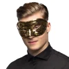 Disko øjenmaske, guld