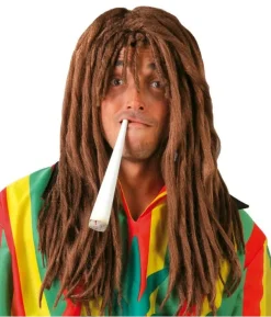 Dreadlocks paryk, brun