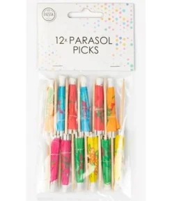 Drinksparasol, 12 stk