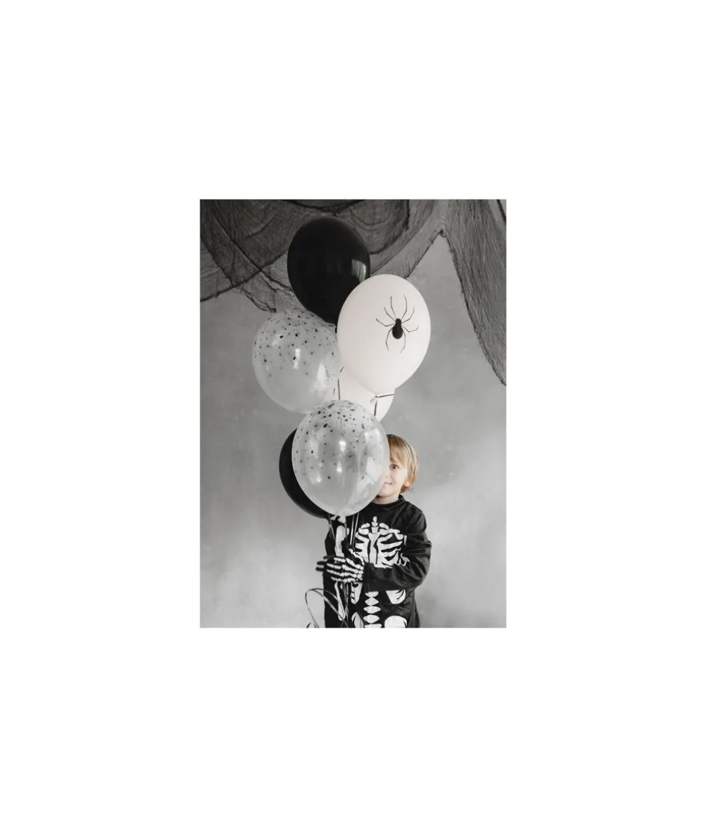 Edderkop ballonbuket, 6 stk