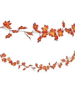 Efterårs blad guirlande, 190 cm