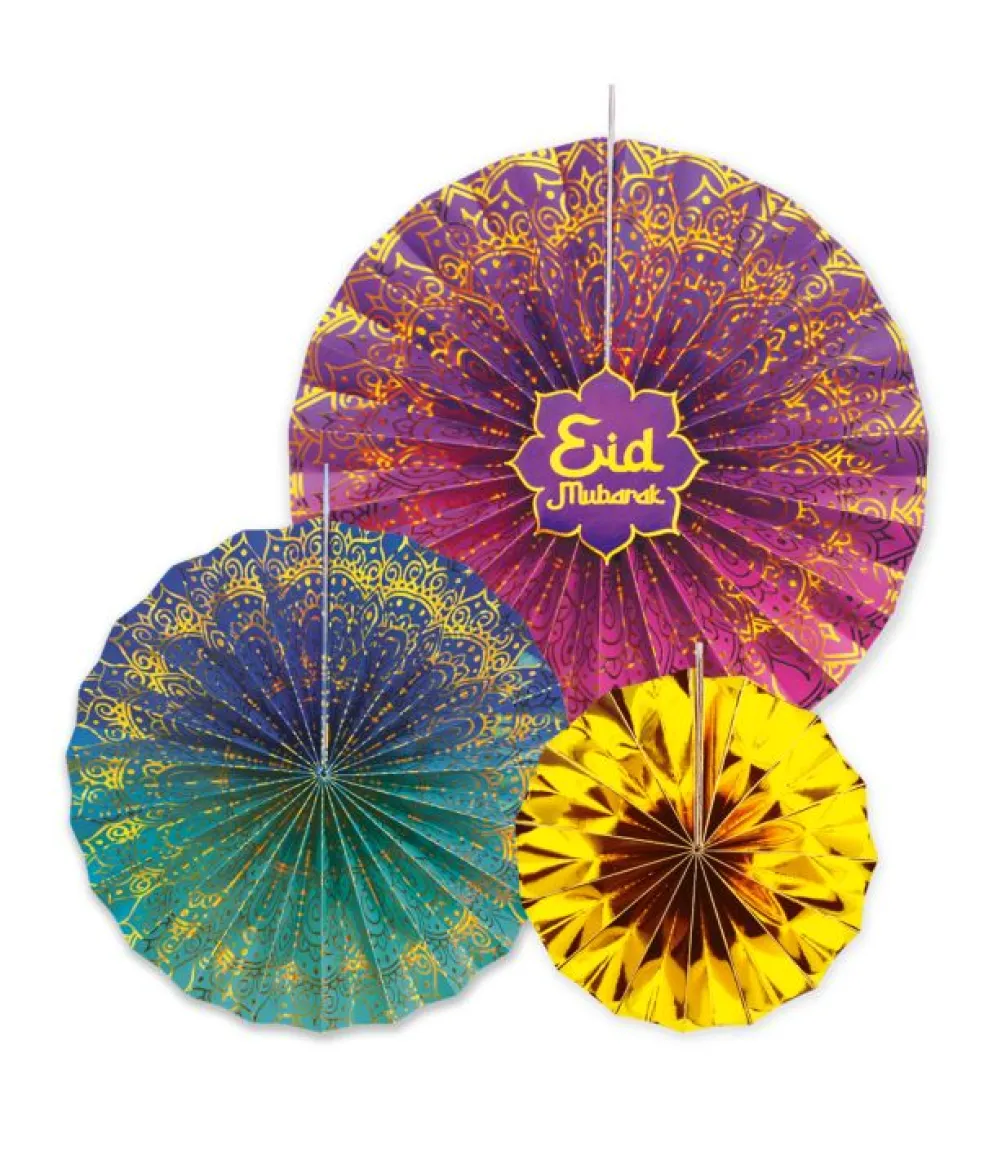 Eid Mubarak dekoration, 3 stk