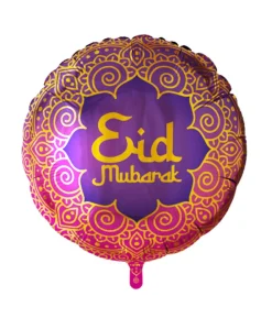 Eid Mubarak folieballon, 46 cm