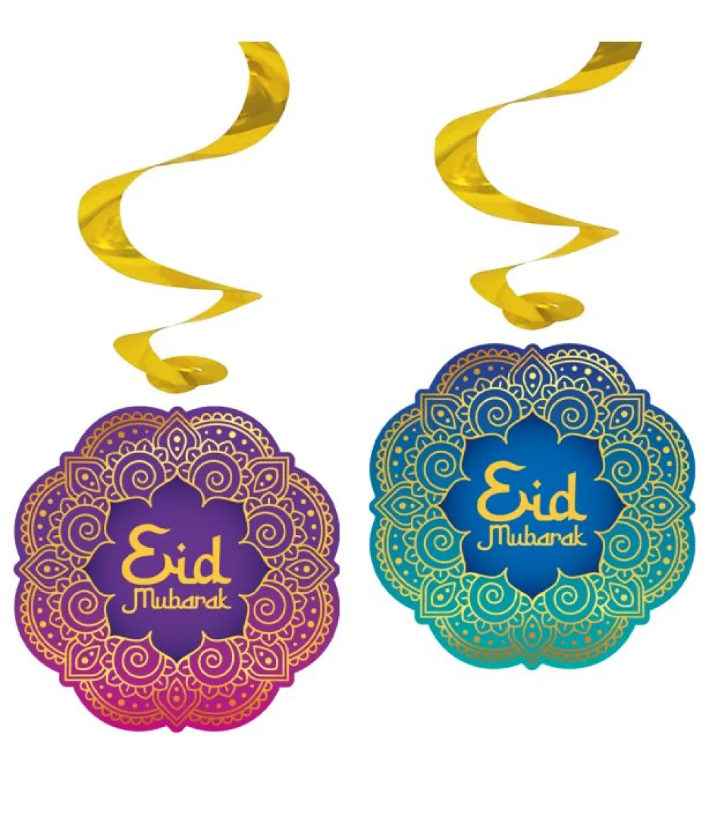 Eid Mubarak spiraler, 4 stk