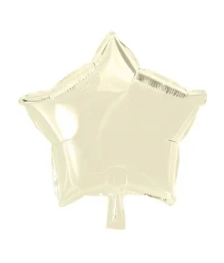 Elfenbenhvid folieballon, Stjerne