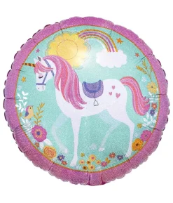 Enhjørning folieballon, 45 cm