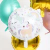 Enhjørning Happy Birthday folieballon, 45 cm