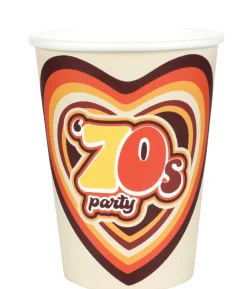 70er fest papkrus, 10 stk
