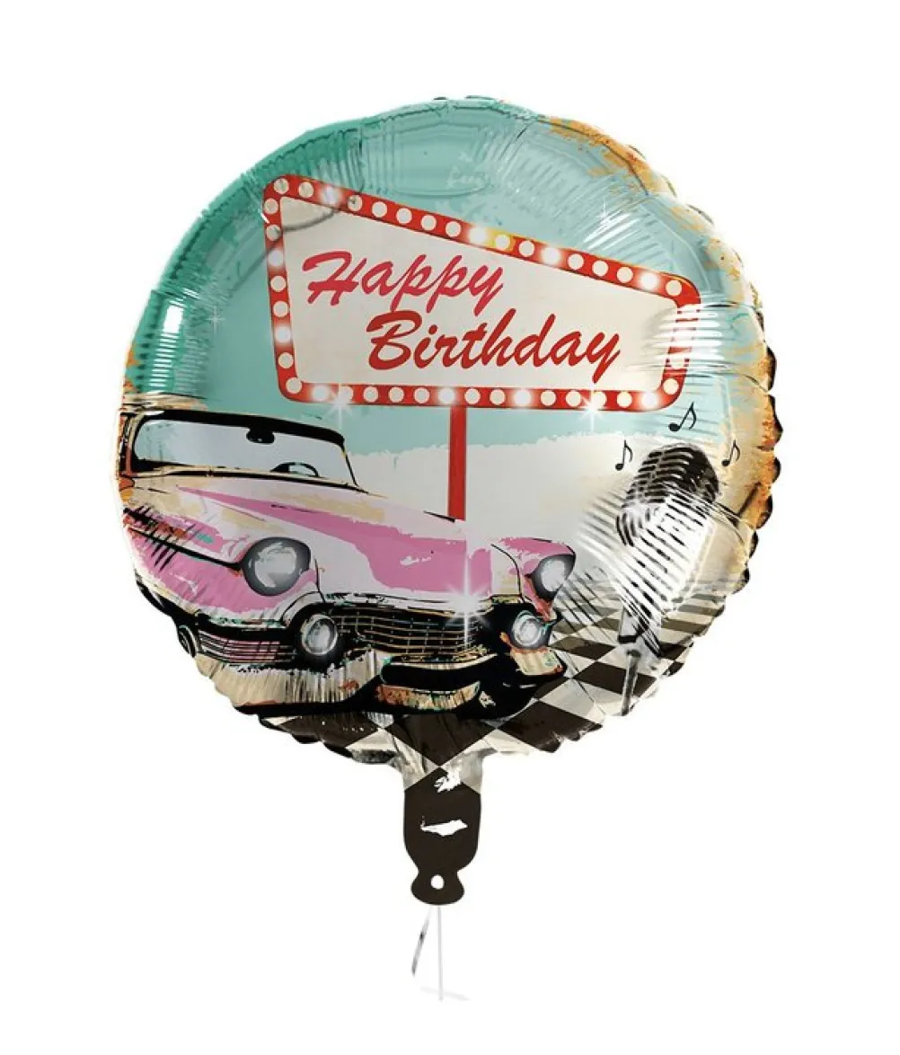 50er Happy Birthday folieballon 45 cm