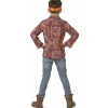 70er hippie skjorte, dreng