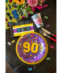 90er kassebånd servietter, 20 stk