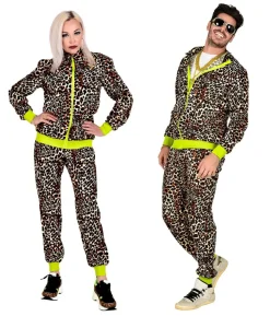 80er Leopard joggingdragt