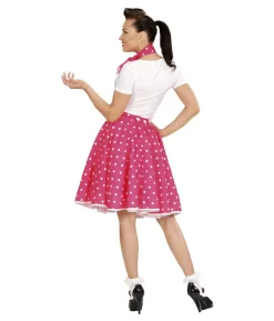 50er nederdel, pink