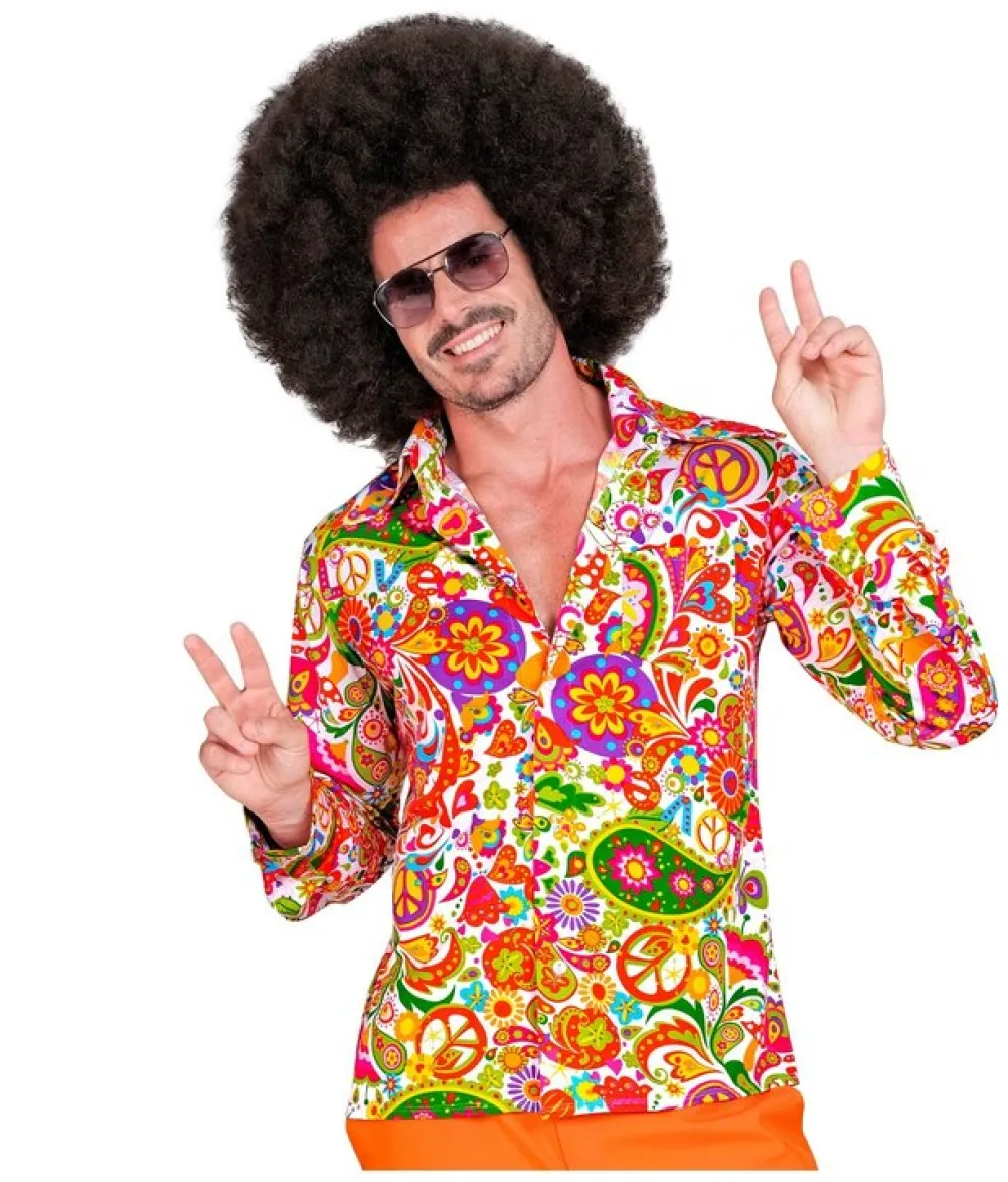 60er skjorte, Peace & Paisley