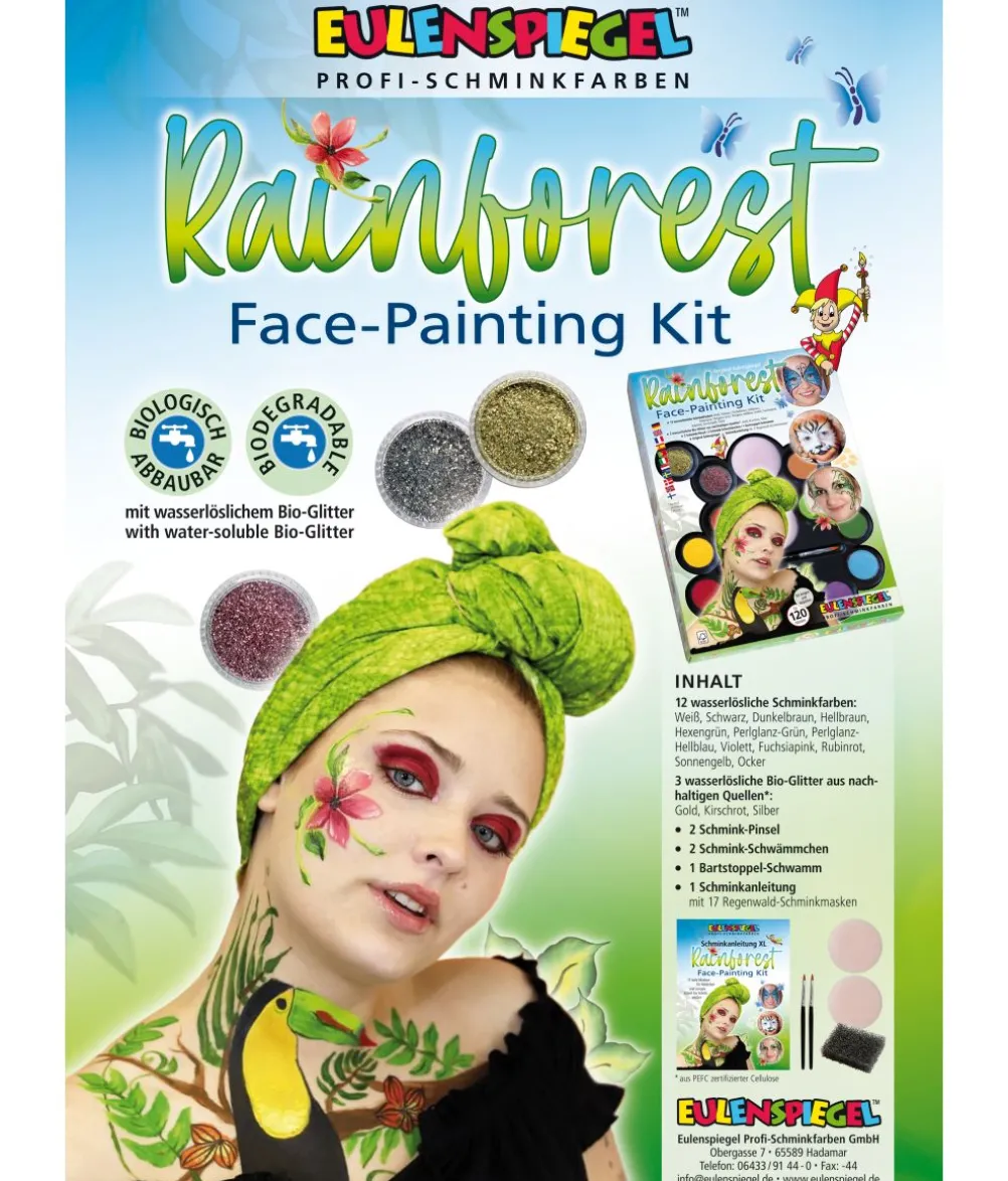 Eulenspiegel Rainforest sminkepalette