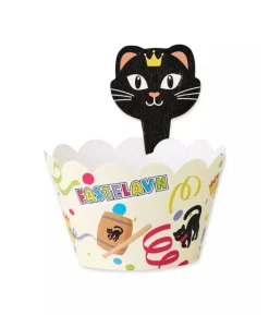 Fastelavn cupcake wrapper, 8 stk