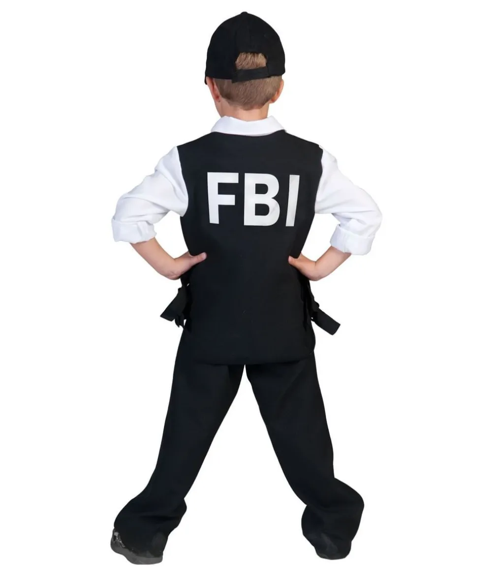 FBI Agent kostume, dreng