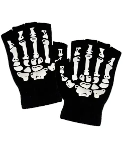 Fingerløse skelethandsker