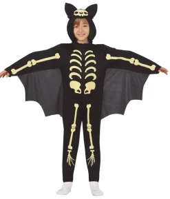 Flagermus skelet kostume