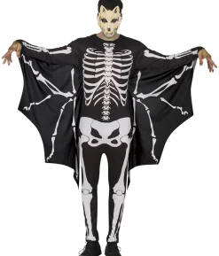 Flagermus skelet kostume