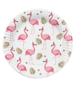 Flamingo tallerkner, 23 cm
