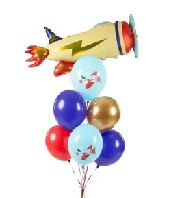 Flyvemaskine ballonbuket