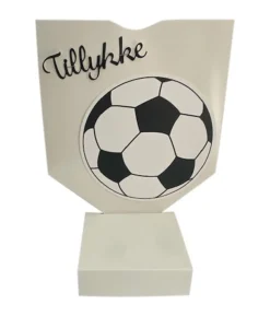 Fodbold sangskjuler, hvid