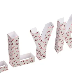 Fold ud Tillykke bogstaver