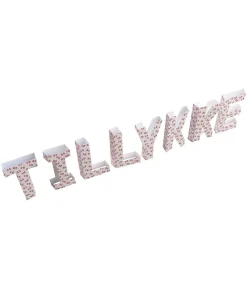 Fold ud Tillykke bogstaver