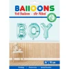 Folieballon BOY lyseblå, 41 cm