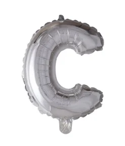 Folie ballon C, sølv 41 cm