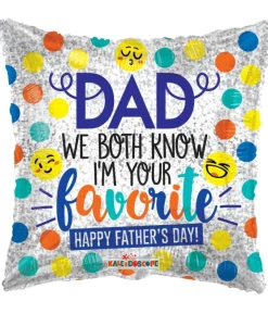 Folieballon Dad smilies