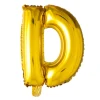 Folie ballon D, guld 41 cm