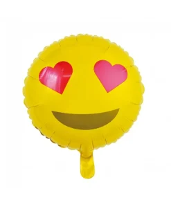 Folieballon Emoji hjerter