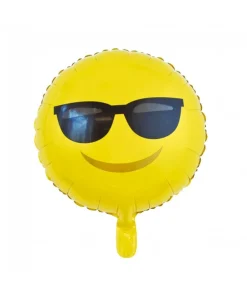 Folieballon Emoji med solbriller