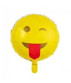 Folieballon Emoji rækker tunge