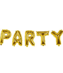 Folieballoner PARTY guld