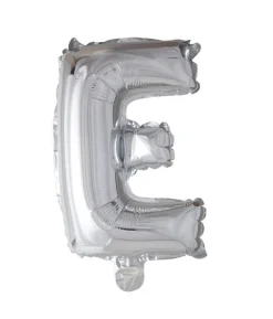 Folie ballon E, sølv 41 cm