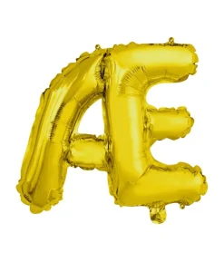 Folie ballon Æ, guld 41 cm