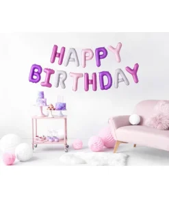Folieballon Happy Birthday, mix