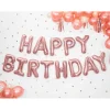 Folieballon Happy Birthday, rose gold