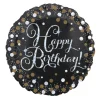 Folieballon Happy Birthday Sparkling, 43 cm