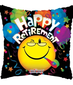 Folieballon Happy Retirement, 46 cm