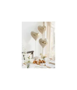 Folieballon hjerter Mr & Mrs, 35 cm