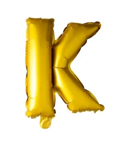 Folie ballon K, guld 41 cm