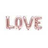 Folieballon LOVE rose gold